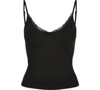 Urban Classics Mujeres Encaje 90´S Camiseta Top Tirantes Finos de Slim Fit
