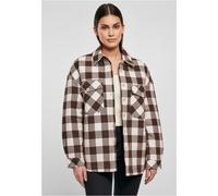 Urban Classics Mujeres Franela Acolchada Overshirt Camisa a Cuadros de