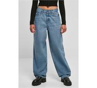 Urban Classics Mujeres High Waist 90´S Ancho Pierna Pantalones Vaqueros Suelto