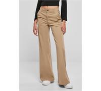 Urban Classics Mujeres High Waist Ancho Pierna Pantalones Chinos Chino-Hosen