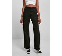 Urban Classics Mujeres High Waist Recto Cargo Pantalones Pantalón de Loose Fit