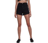 Urban Classics Mujeres Highwaist Denim Lace Up Shorts Pantalón Schnürweite Mujer