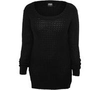 Urban Classics Mujeres Larga Cuello Ancho Suéter de Punto Regular