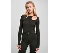 Urban Classics Mujeres Orgánico Cortar Manga Larga Cuerpo Eineiler Asimétrico