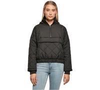 Urban Classics Mujeres Oversized Diamond Acolchado Pull Encima Chaqueta Half Zip