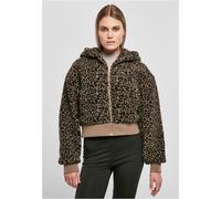 Urban Classics Mujeres Pantalones Cortos Talla Grande Aop Sherpa Chaqueta de Leo