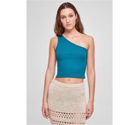 Urban Classics Mujeres Recortada Asimétrica Top Verano Sport Camisa Camiseta de