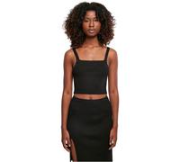 Urban Classics Mujeres Recortada Knit Top sin Mangas Vientre Camiseta Deportiva