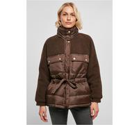 Urban Classics Mujeres Sherpa Mix Tampón De Chaqueta de Invierno Anorak Cuello