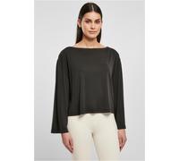 Urban Classics Mujeres Short Modal Bateau Necklinie Manga Larga Extra Grande