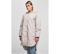 Urban Classics Mujeres Talla Grande Diamond Acolchado Capucha Abrigo de Invierno
