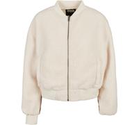 Urban Classics Mujeres Talla Grande Sherpa Bombardero Chaqueta Corto Cremallera