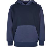 Urban Classics Niños Boys 2-Tone Fake Raglan Hoody Midnightnavy/Darkblue 110/116