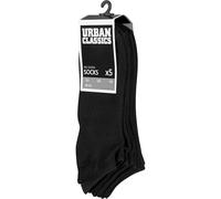 Urban Classics No Show Socks 5-Pack Unisex Calcetines Negro 75% algodón,23% poliéster, 2% elastán