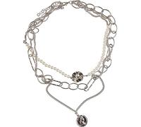 Urban Classics Ocean Layering Necklace Mujer Collar Plateado