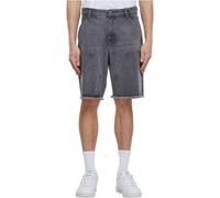 Urban Classics Open Edge Dos Rodilla Denim Shorts Hombre Vaquero Corto Algodón