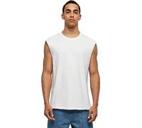 URBAN CLASSICS Camiseta Tirantes Hombre en Algodón, Camiseta sin Mangas Verano, Camiseta Interior, Tank Top Color: blancoTalla: L
