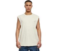 Urban Classics Open Edge Sleeveless tee, Camiseta Hombre, Whitesand,