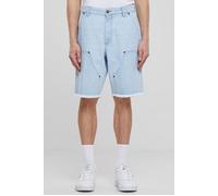 Urban Classics Open Edge Two Knee Denim Shorts New Light Blue Washed Talla: 28 | Shorts Vaqueros Outlet | Hombre | Azul