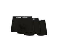 Urban Classics Pack de 3 boxers para hombre Negro 95% algodón orgánico 5% elastano 4XL