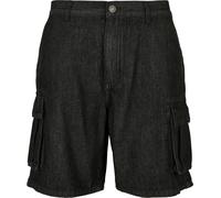 Urban Classics Organic Denim Cargo Shorts Negro Lavado 36