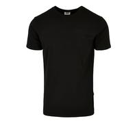 Urban Classics Camiseta elástica Ajustada orgánica, Negro, S para Hombre