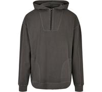 Urban Classics Overdyed Camp Jersey Hoody Suéter Half Zip Capucha Extra Grande