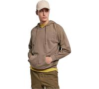 Urban Classics Overdyed Hoody, Sudadera con Capucha, Hombre, Beige (Dark Khaki), M
