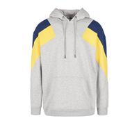Urban Classics Oversize 3-tone Hoody Grey/honey/darkblue Talla: M | Sudaderas con capucha Outlet | Mujer | Gris