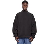 Urban Classics Oversized Polar Fleece Crew Sudadera, Black, M para Hombre