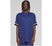 Urban Classics Oversized Stripes Mesh Tee Darkblue Talla: XXL | Camisetas con decoración impresa Outlet | Hombre | Azul