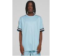 Urban Classics Oversized Stripes Mesh Tee Oceanblue Talla: M | Camisetas con decoración impresa Outlet | Hombre | Azul