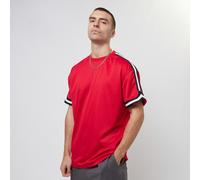Urban Classics Oversized Stripes Mesh Tee rojo S