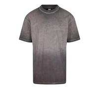 Urban Classics Oversized Sun Bleached Hombre Camiseta Negro XL 100% algodón Más Grande