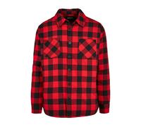 Urban Classics Padded Check Flannel Shirt Black/red Talla: XL | Outlet | Hombre | Negro