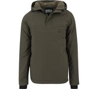 Urban Classics Chaqueta de invierno Pull Over acolchada Oliva S