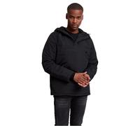 Urban Classics Padded Pull Over Jacket Chaqueta, Negro (Black 7), Large para Hombre