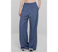 Urban Classics Pantalón ancho de viscosa para mujer XS