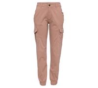 Urban Classics Ladies High Waist Cargo Pants, Pantalones, Mujer, Rosa (Dusk Rose), 34