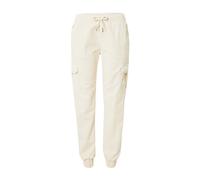 Urban Classics Pantalones jogger cargo de talle alto para mujer Whitesand L