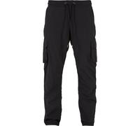 Urban Classics Straight Leg Nylon Cargo Pants Pantalones, Black, S para Hombre