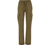 Urban Classics Pantalón cargo Twill tiro alto para mujer Tiniolive L