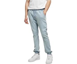 Urban Classics Pantalón de chándal Knitted Denim Hombre Pantalones de Deporte Azul
