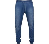 Urban Classics Pantalón de chándal Knitted Denim Hombre Pantalones de Deporte Azul XL