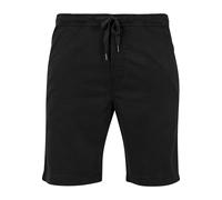 Urban Classics TB1609-Stretch Twill Joggshorts, Pantalones Cortos Hombre, Negro (Black), L