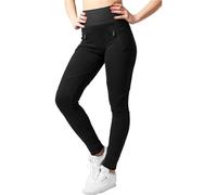 Urban Classics Pantalón para Chica Interlock de Cintura Alta Mujer Leggins Negro XS
