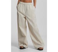Urban Classics Pantalones anchos mixtos de lino para mujer TB6850 XS