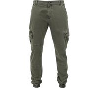 Urban Classics Pantalones Cargo para Hombre, de Sarga, para Hombre, Disponibles en Muchos Colores, Tallas 30 - 44, Verde Oliva, 32