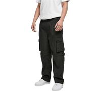 Urban Classics Pantalones con Cremallera, Negro, S para Hombre