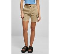 Urban Classics Pantalones cortos cargo de cintura alta para mujer 34